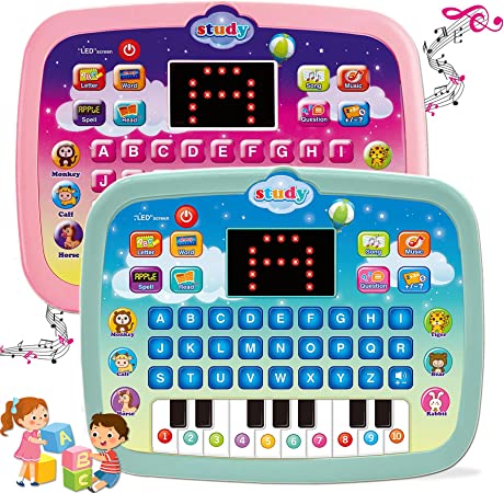 لوح تعليمي للاطفال بشاشة LED لتعليم الحروف الابجدي | العاب اطفال | ازدهار 123