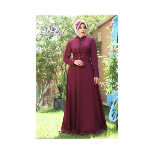 فستان كاچوال نبيتى طويل | Rania Gamal | ازدهار 123