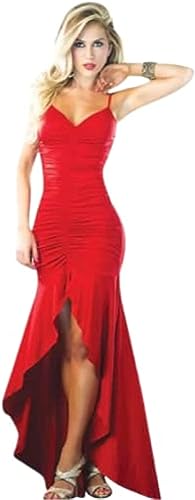  فستان طويل بقصة ضيقة, أحمر, One Size  | nana | ازدهار 123