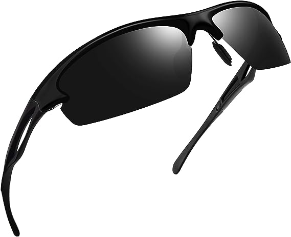 نظارات شمس رياضية مستقطبة للرجال والنساء بحماية من الاشعة فوق البنفسجية 400 من جوبين, أسود | Go r y Go r y | ازدهار 123