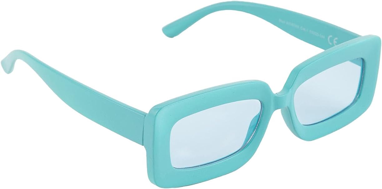 نظارات شمس بتصميم مستطيل الشكل ولون أزرق فاتح للنساء من ديفاكتو, أخضر | Go r y Go r y | ازدهار 123