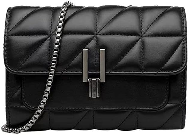 حقيبة ويستيرن كروس نسائية مخيطة بمقبض معدني من ايس كلاب، اسود مقاس واحد, أسود, One size | She's Style	 | ازدهار 123