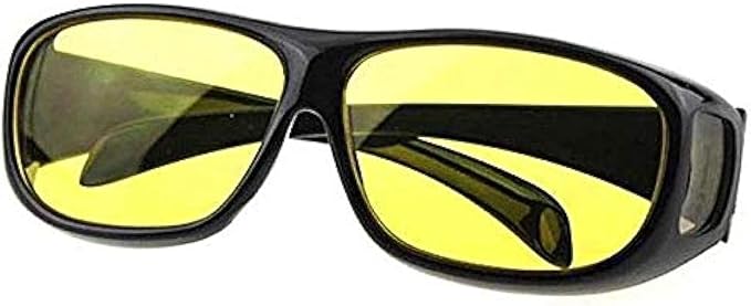 نظارات شمسية للقيادة الليلية عالية الدقة للجنسين عدسات صفراء فوق نظارات ملفوفة | Go r y Go r y | ازدهار 123